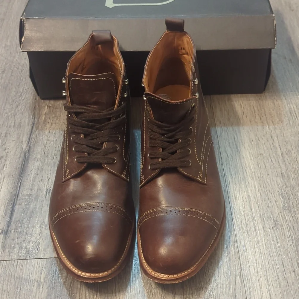 Stacy Adams Madison Cognac Boots - Picture 1 of 9